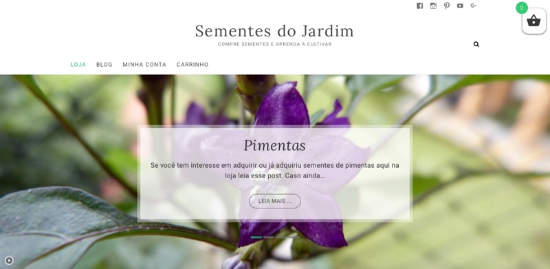 Sementes do Jardim – Loja de Sementes Orgânicas