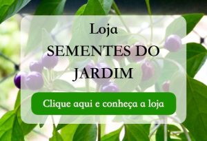 Loja Sementes do Jardim - Banner - Loja de Sementes